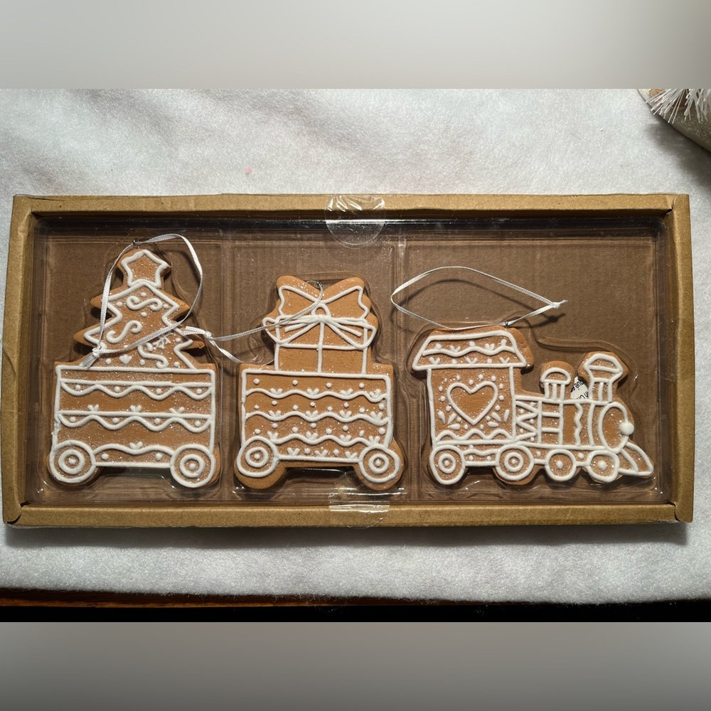 Gingerbread style tree deco! (3) 🎄